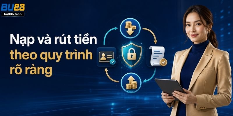 Quy trình nạp tiền và rút tiền an toàn tại BU88
